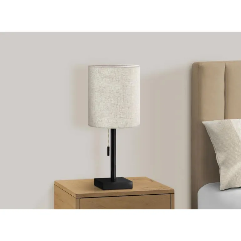 17"H Metal Table Lamp with USB Ports (2pcs)