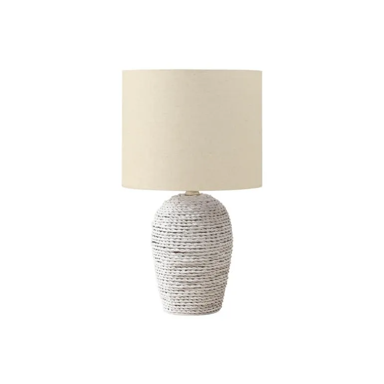 17"H Rattan Table Lamp