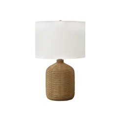 23"H Rattan Table Lamp