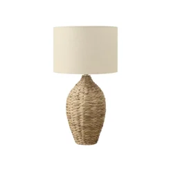 30"H Rattan Table Lamp
