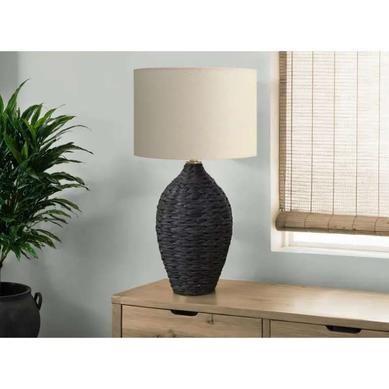 30"H Rattan Table Lamp