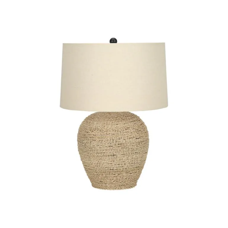 25"H Rattan Table Lamp