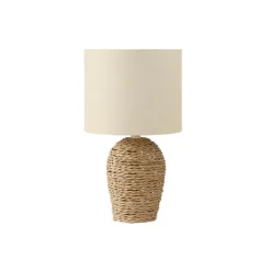 17"H Rattan Table Lamp