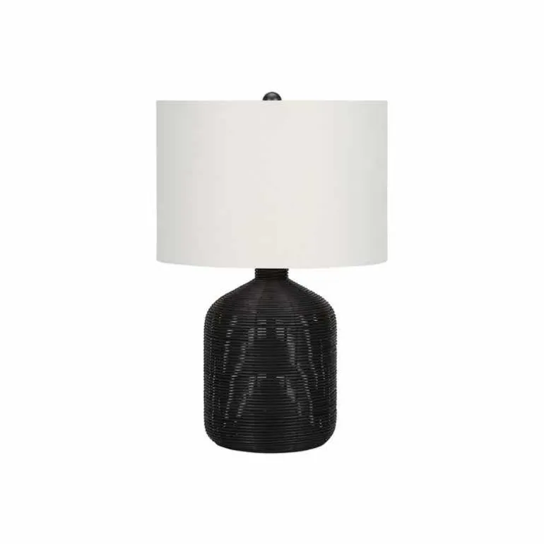 23"H Rattan Table Lamp