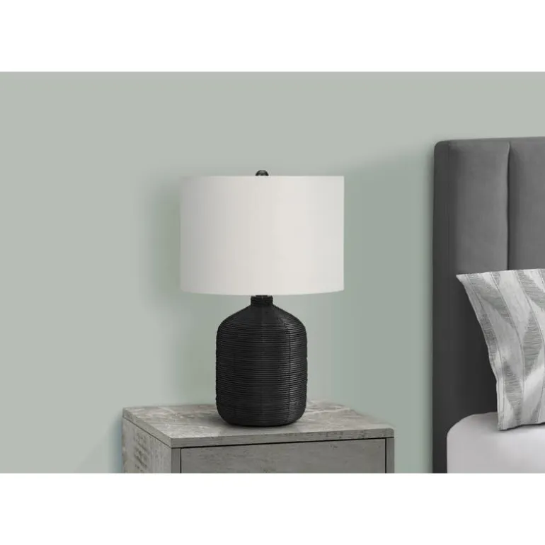 23"H Rattan Table Lamp