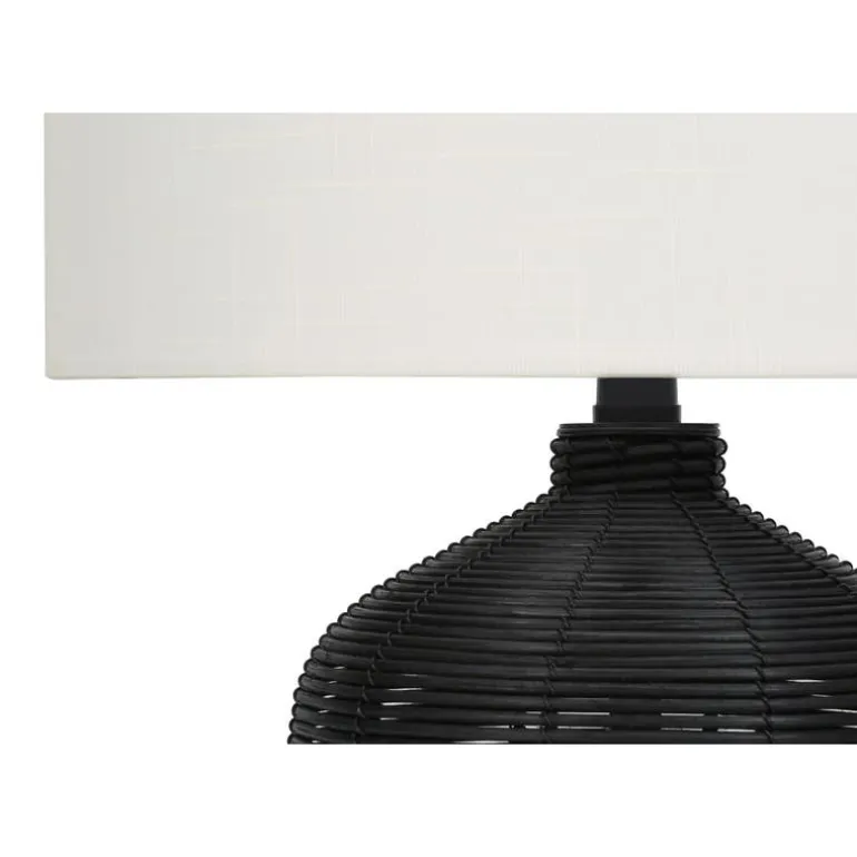 23"H Rattan Table Lamp