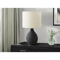 17"H Resin Table Lamp