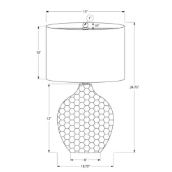 25"H Resin Table Lamp
