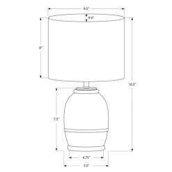 16"H Resin Table Lamp