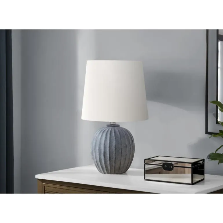 19"H Resin Table Lamp