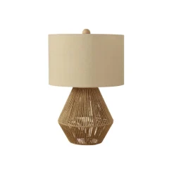 22"H Rope Table Lamp