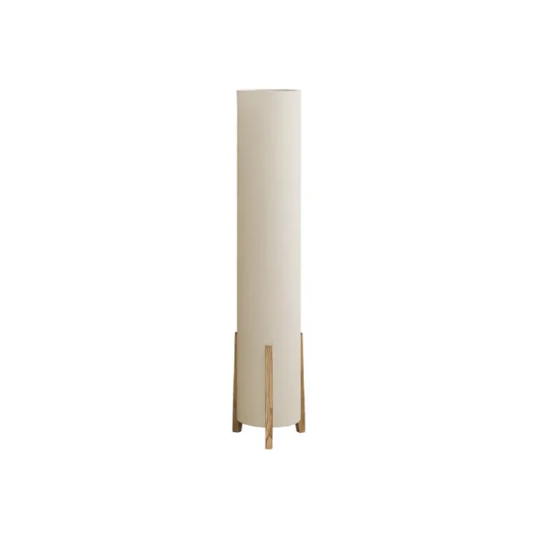 50"H Wood Look Floor Lamp