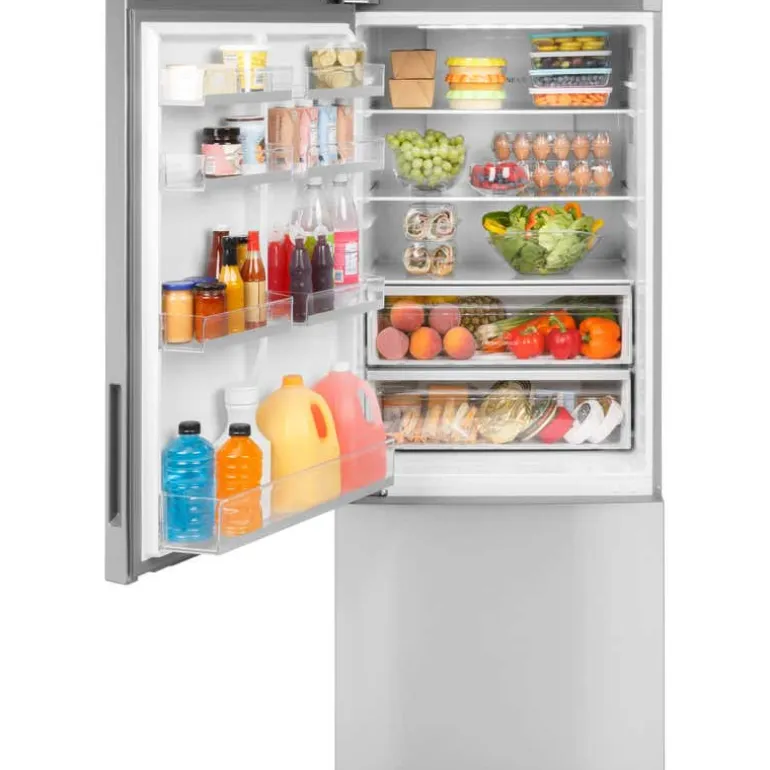 HAIER 15 Cu Ft 28 In Refrigerator Stainless Steel Bottom Freezer - HRB15N3BGS