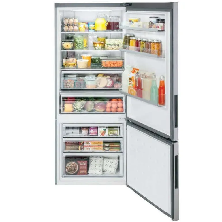 HAIER 15 Cu Ft 28 In Refrigerator Stainless Steel Bottom Freezer - HRB15N3BGS