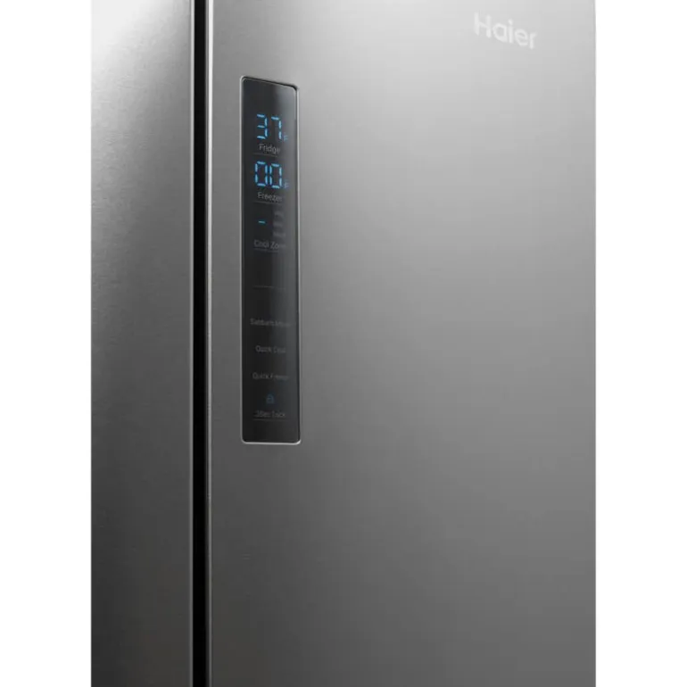 HAIER 14,5 Cu Ft 28 In Refrigerator Stainless Steel Bottom Freezer, French door - QJS15HYRFS