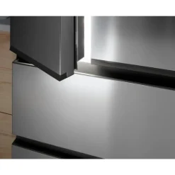 HAIER 14,5 Cu Ft 28 In Refrigerator Stainless Steel Bottom Freezer, French door - QJS15HYRFS