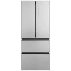 HAIER 14,5 Cu Ft 28 In Refrigerator Stainless Steel Bottom Freezer, French door - QJS15HYRFS