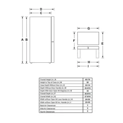 HAIER 14,5 Cu Ft 28 In Refrigerator Stainless Steel Bottom Freezer, French door - QJS15HYRFS