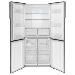 HAIER 16,8 Cu Ft 33 In Refrigerator Stainless Steel Bottom Freezer, French door - QHE16HYPFS