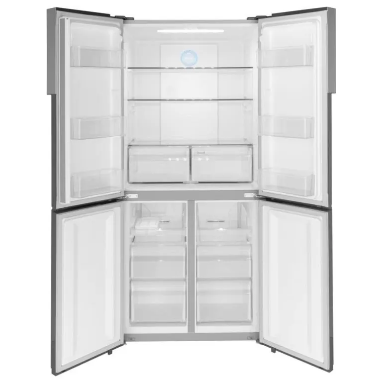 HAIER 16,8 Cu Ft 33 In Refrigerator Stainless Steel Bottom Freezer, French door - QHE16HYPFS