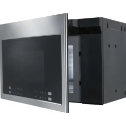 HAIER 1.4 Cu Ft Microwave/Hood, Black, 300 - HMV1472BHS