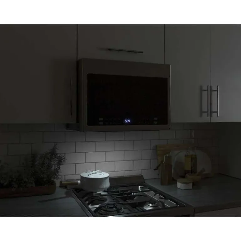 HAIER 1.4 Cu Ft Microwave/Hood, Black, 300 - HMV1472BHS