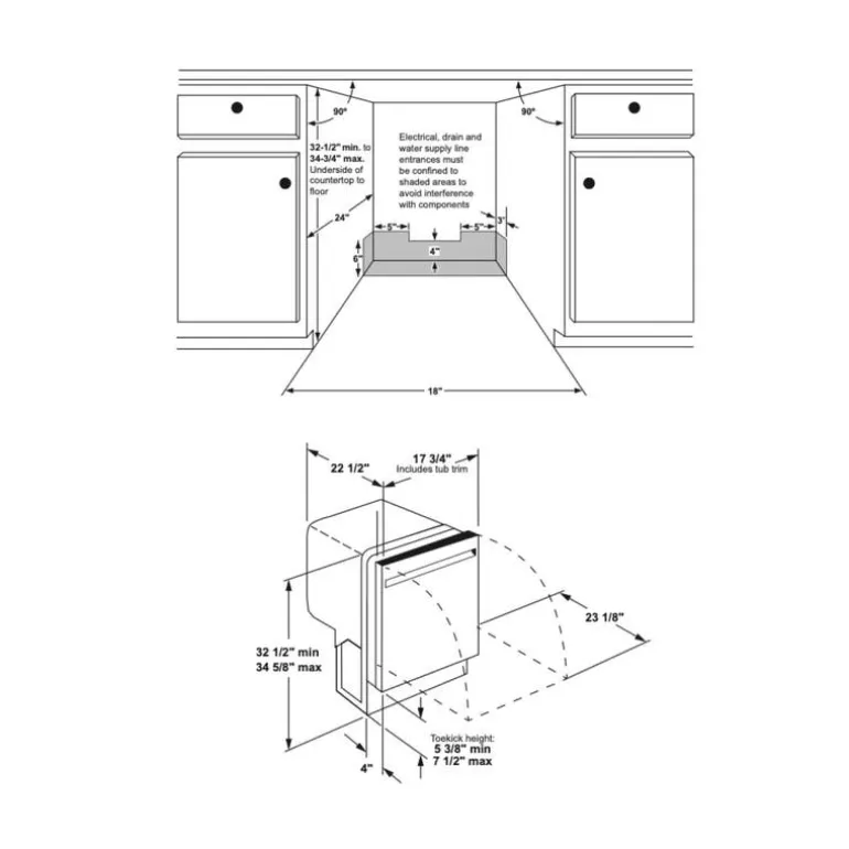HAIER 18 In Dishwasher Built-In Stainless Steel 18" 47dB - QDT125SSLSS