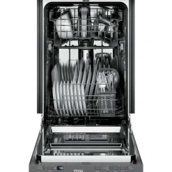 HAIER 18 In Dishwasher Built-In Stainless Steel 18