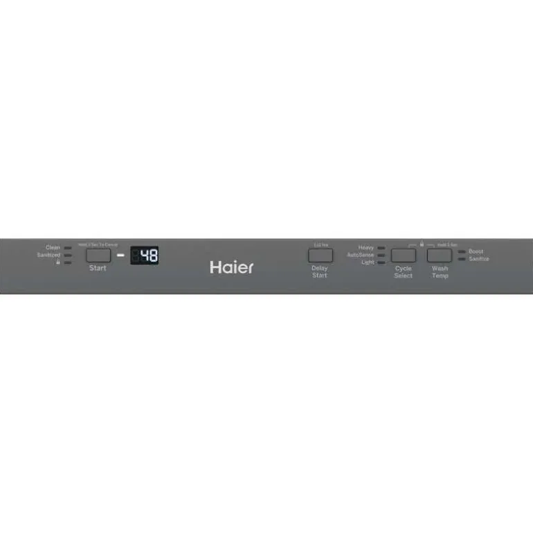 HAIER 18 In Dishwasher Built-In Stainless Steel 18" 47dB - QDT125SSLSS