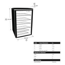 HAIER Beverage Centre Black 20.5