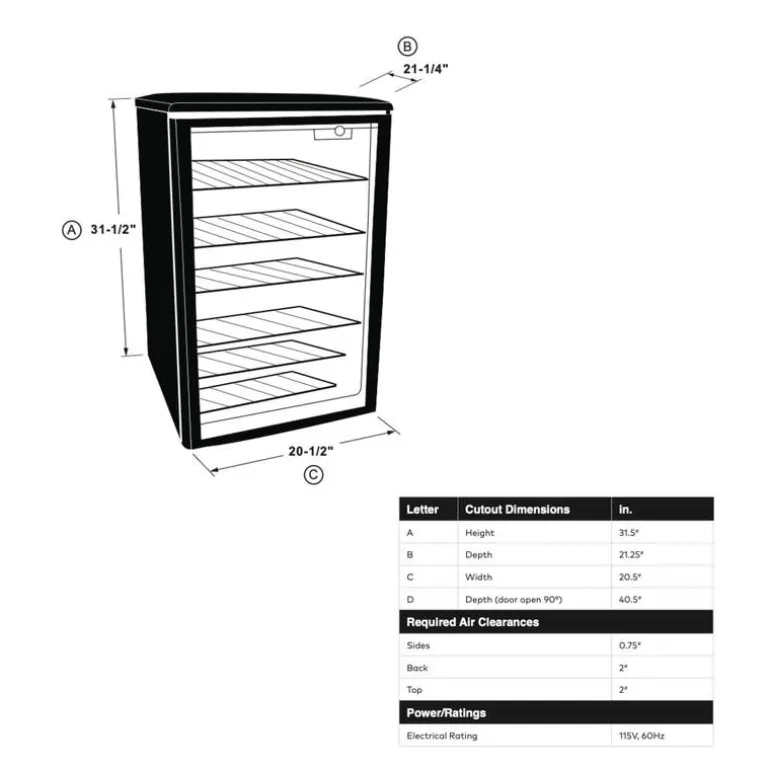 HAIER Beverage Centre Black 20.5" - HEBF100BXS