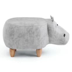 Hippopotamus-Shaped Kids Pouf – 26