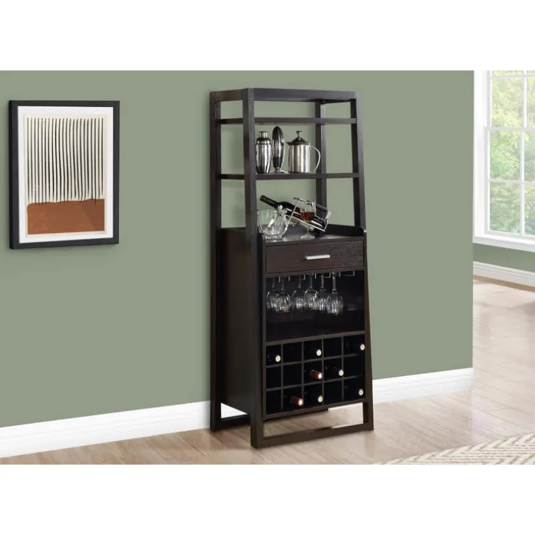 Home bar - 60"h / espresso ladder style - Monarch