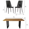 67-Inch Table with 4 Chairs