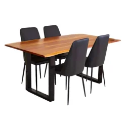 67-Inch Table with 4 Chairs