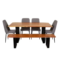 67-Inch Table with 4 Chairs