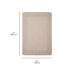 Indoor or Outdoor Rug - 4 x 6