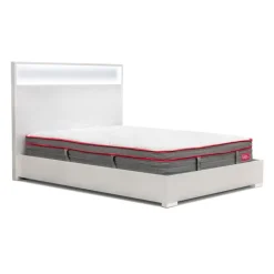 King Bed and Headboard with Lights (78'')