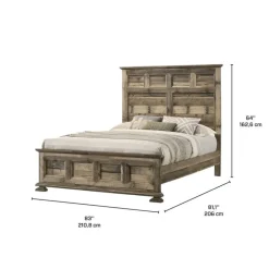 King Bed with Headboard (78