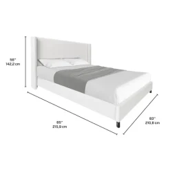 King Bed with Headboard (78