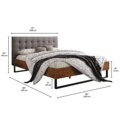 King Bed with Headboard (78
