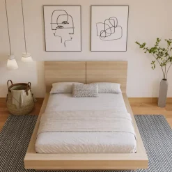 King Bed with Headboard (78
