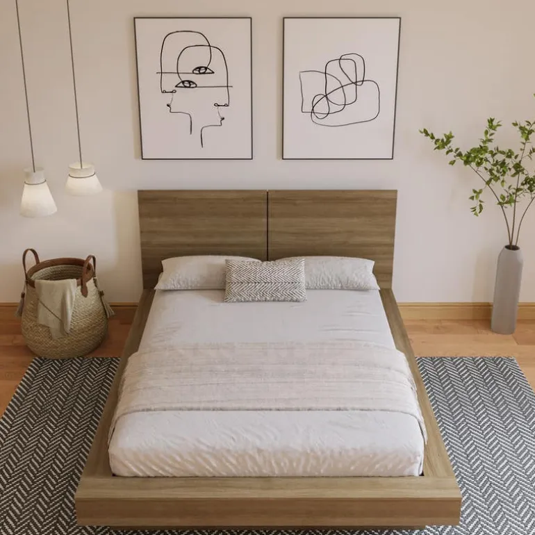 King Bed with Headboard (78") - Nexera