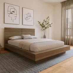 King Bed with Headboard (78