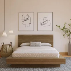 King Bed with Headboard (78