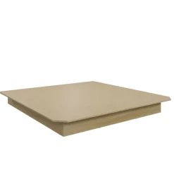 King Bed with Wall Units and Nightstands (78")