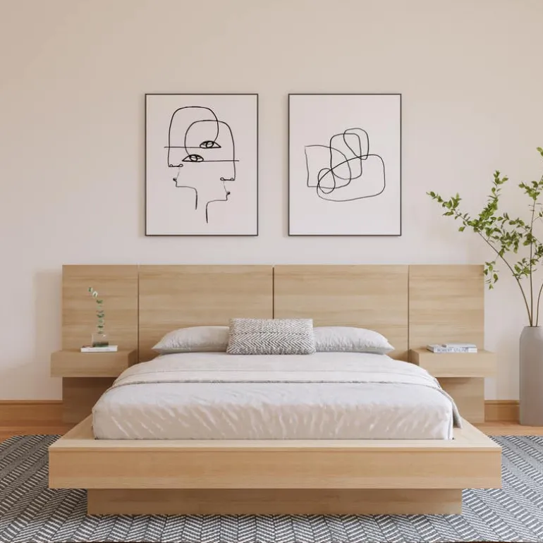 King Bedroom Set (78") - 4pcs - Nexera