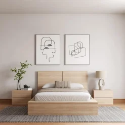 King Bedroom Set (78") - 4pcs - Nexera