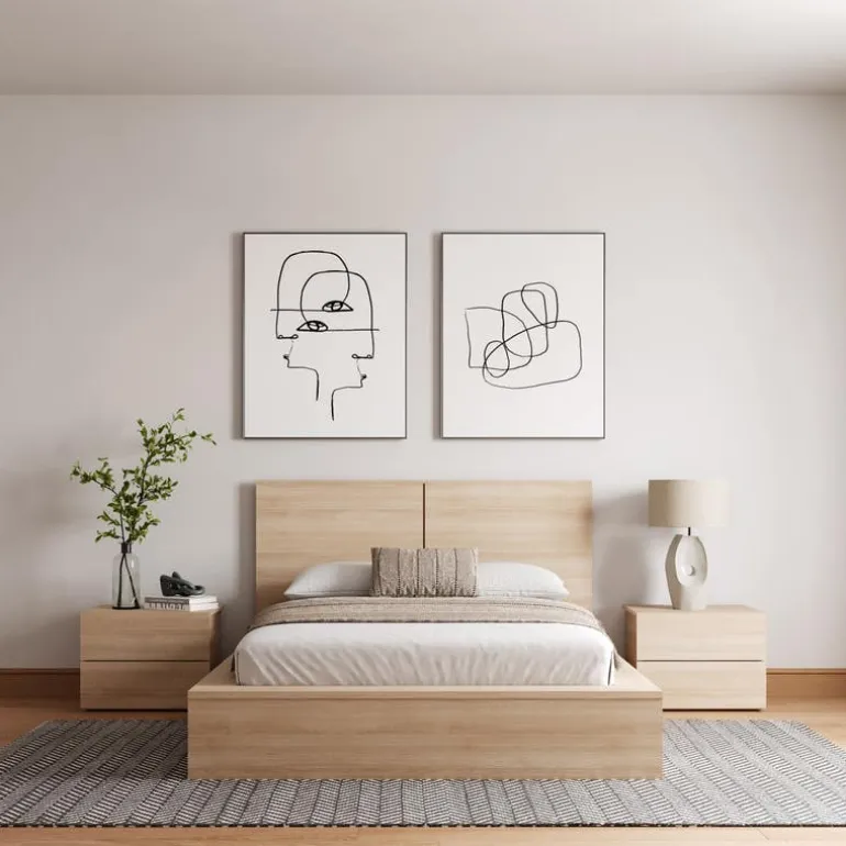 King Bedroom Set (78") - 4pcs - Nexera