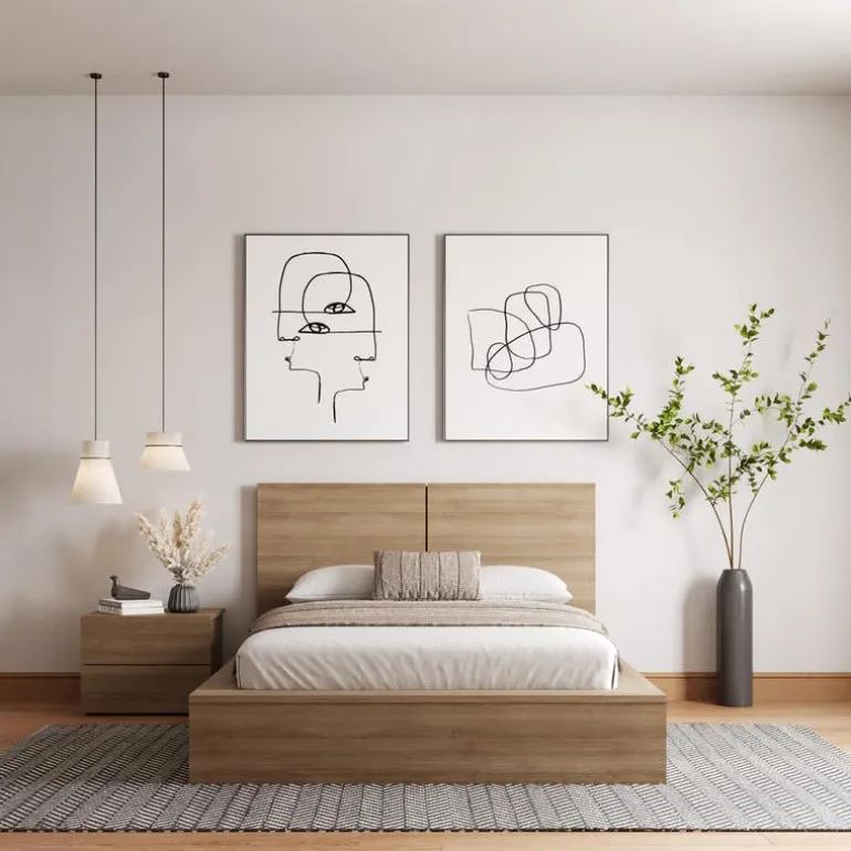 King Bedroom Set (78") - 3pcs - Nexera